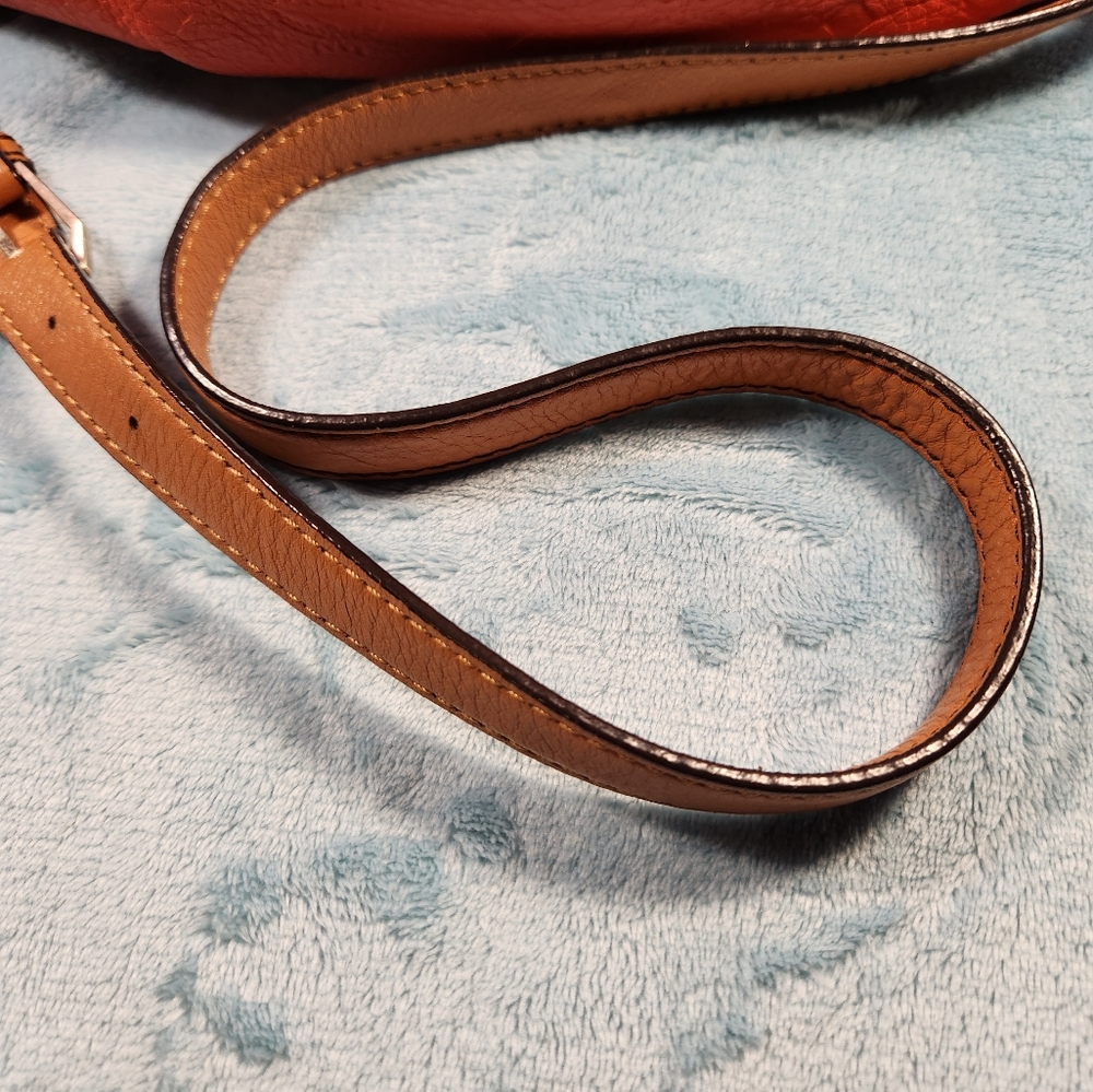 MCM Authentic Leather Crossbody Satchel - Picture 4 of 16